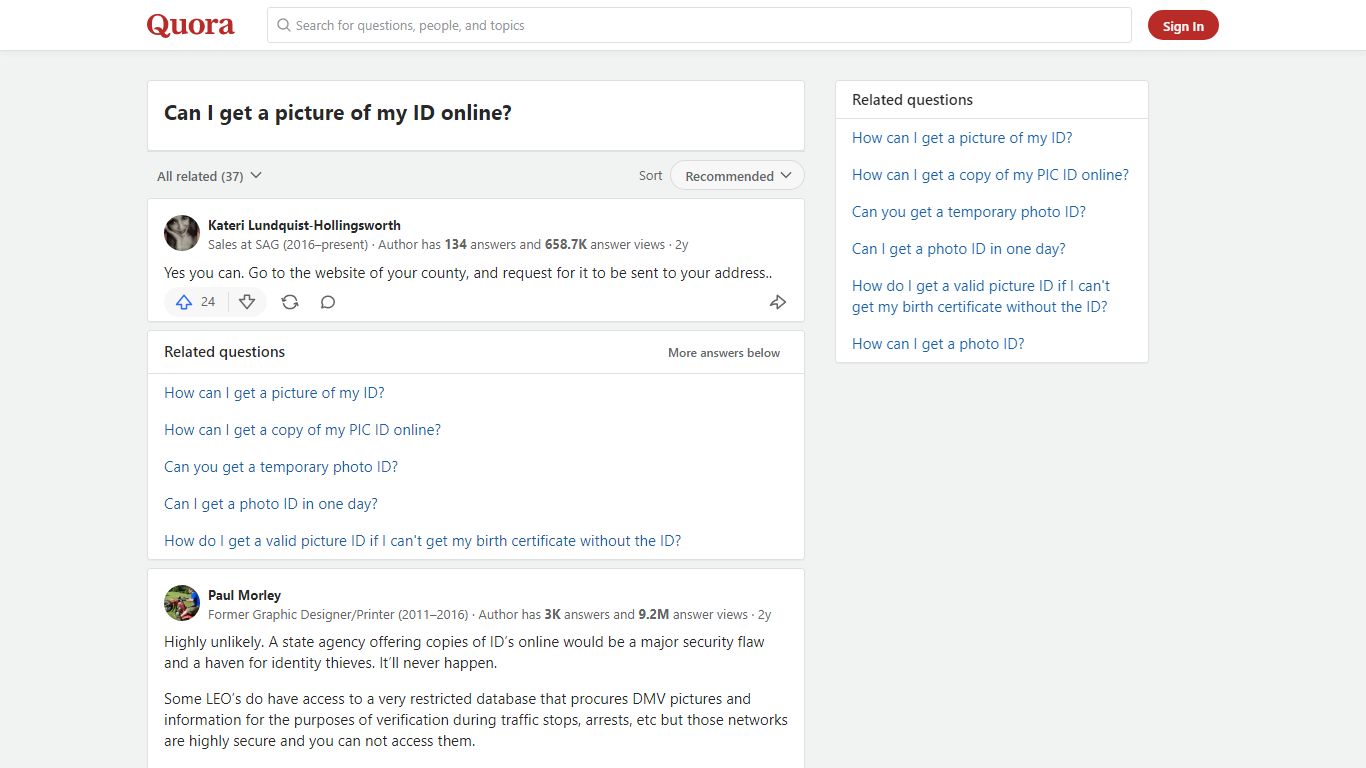 Can I get a picture of my ID online? - Quora